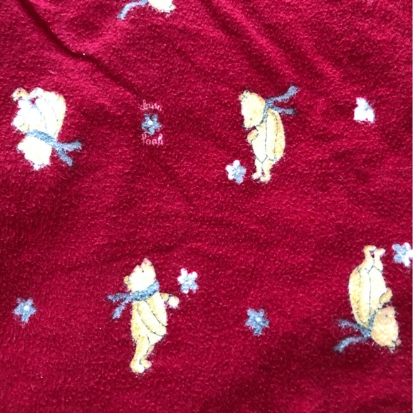 Classic Pooh Button Down Long Sleeve Pajama Top - Picture 7 of 11